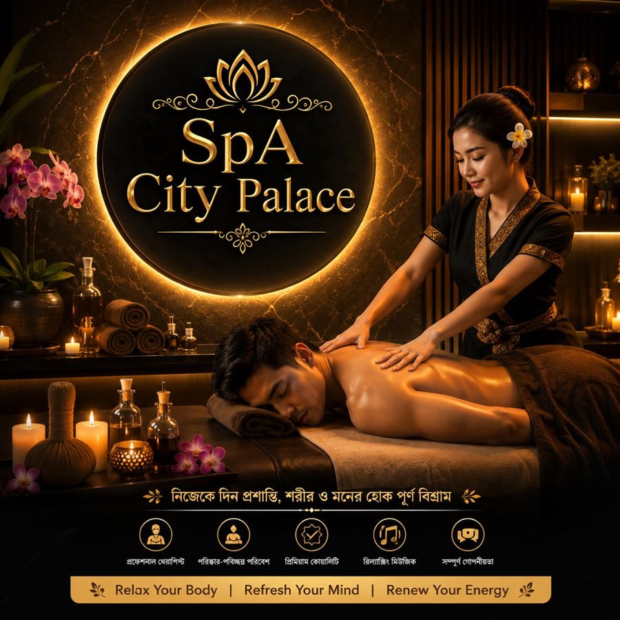 A therapist at work in a candlelit treatment room at SpA City Palace