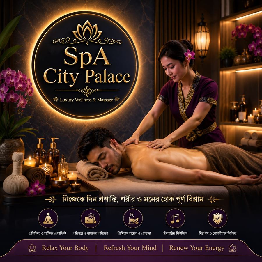 The SpA City Palace treatment suite, dressed with orchids and warm oils